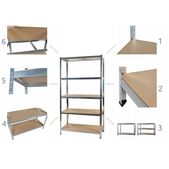 Raft Dexion Galvanizat 90x40x180cm