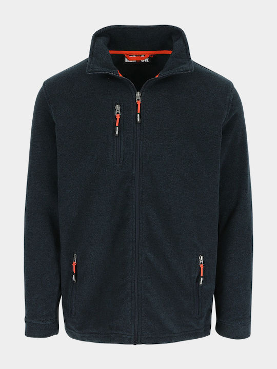 Herock Ilias Work Fleece Jacket with Removable Lining Blue
