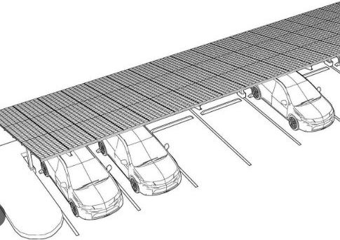 Dalimond Plasă de umbră Bej Cu cerc 3x4m 270gr/m²