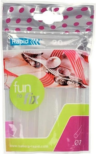 Rapid Bețișoare de Silicon 23835904 Transparent 7mm 20buc
