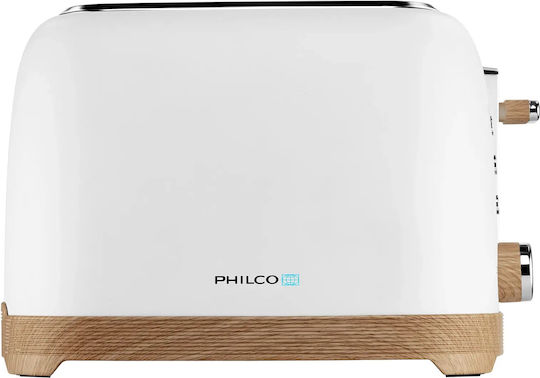 Philco Тостер Двуместна 850W Бяла