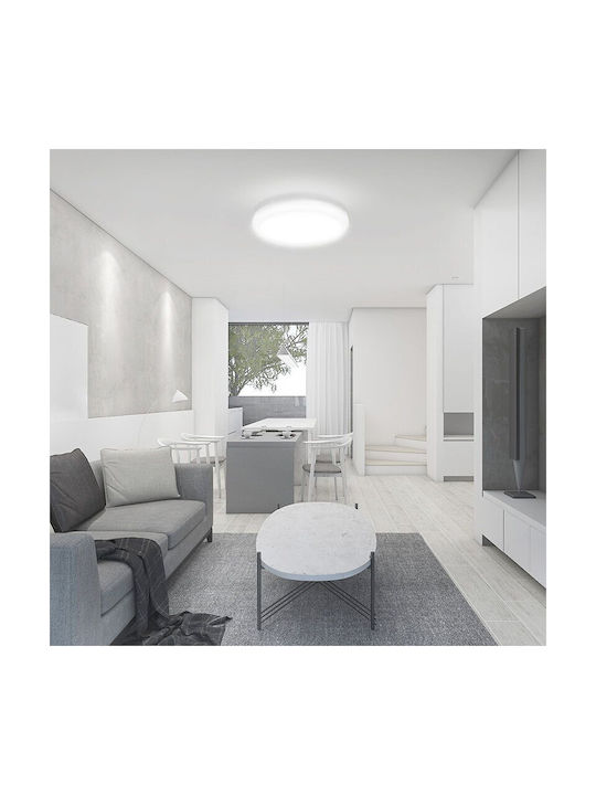 V-TAC Deckenleuchte Badezimmer Weiß mit Integrierter LED