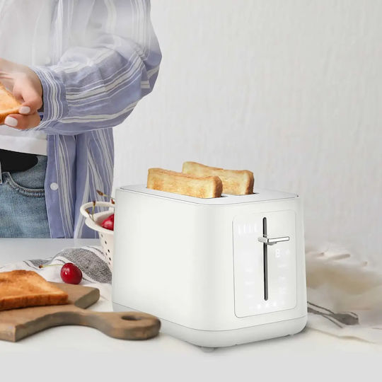 Prăjitoare De Pâine 2 Sloturi 900W Albă