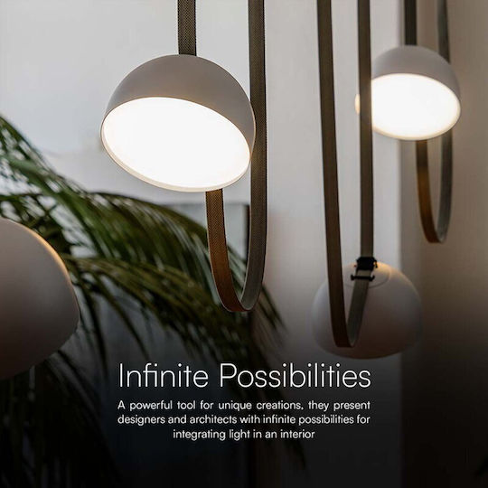V-TAC V-TAC Ceiling Light White LED with Warm White Light Rail 20x20cm