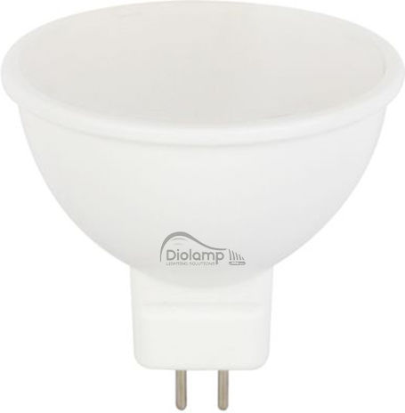 Diolamp LED крушка 7W за фасунга GU5.3 и форма MR16 Неутрално бяло 540лм