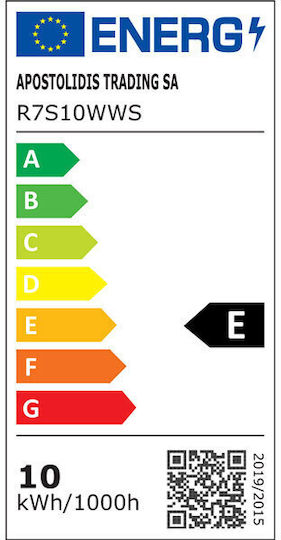 Aca LED Bulb 10W 118mm for Socket R7S Warm White 1010lm