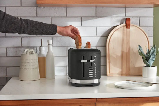 Kitchenaid Φρυγανιέρα 2 Θέσεων 980W Μαύρη