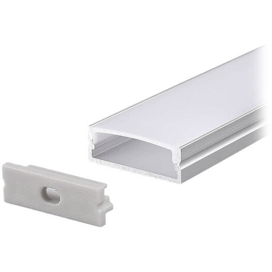 V-TAC Extern Aluminiumprofil für LED-Streifen
