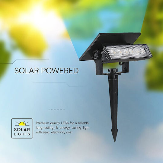 V-TAC Solar Light 0.9W 80lm with Warm White Light 3000K IP65