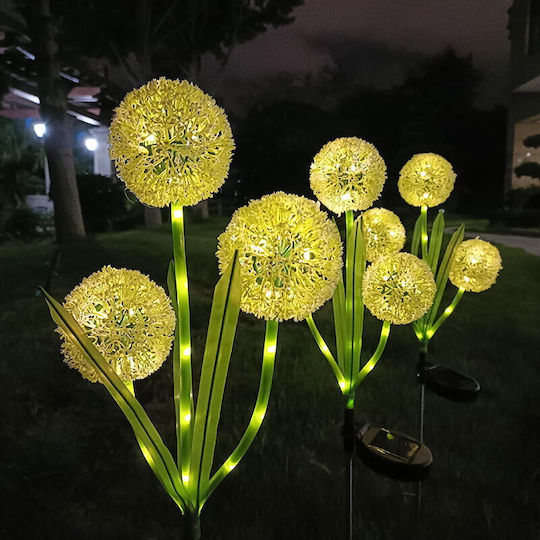 Solar Light Flower with Warm White Light 3000K