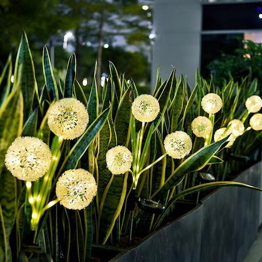 Solar Light Flower with Warm White Light 3000K