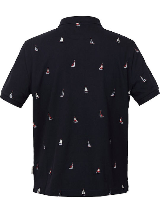 Polo T-shirt Navy Μπλε
