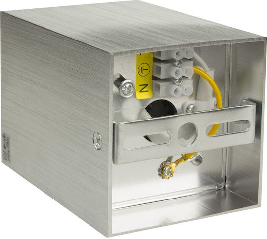 Maclean Energy Single Spot with Socket GU10 in Silver Color