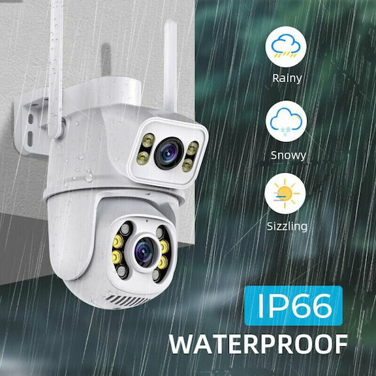IP Κάμερα Παρακολούθησης Wi-Fi Full HD+ 6MP Αδιάβροχη με Ηχείο και Φακό 3.6mm