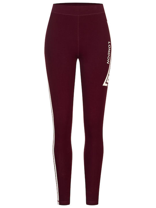 Lowstoft Frauen Leggings Oxblood/ecru