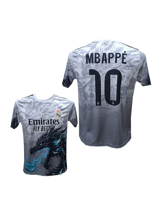 Мъжки Екип Футбол Real Madrid Mbappe Бял Дракон 1245-36