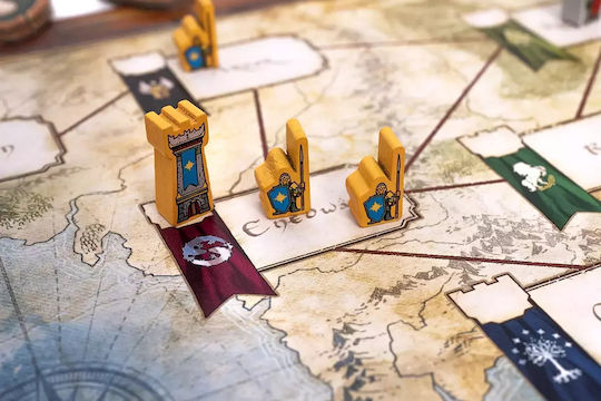 Board Game Lord of the Rings: The Duel for Middle-earth for 2 Players 10+ Years Old (PL) Rebel