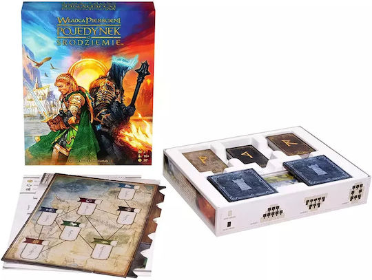 Board Game Lord of the Rings: The Duel for Middle-earth for 2 Players 10+ Years Old (PL) Rebel