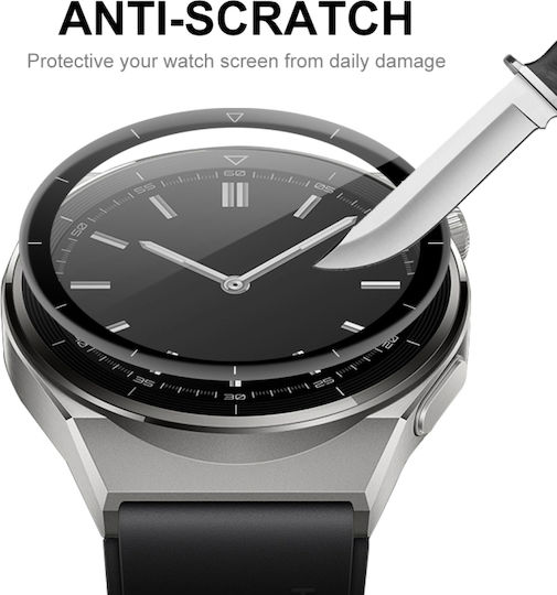 2 Τεμ Huawei Watch Gt 3 Pro 46mm Enkay 3d Full Coverage Soft Pc Edge + Pmma Hd Screen Watch Film