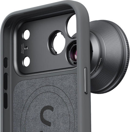 Shiftcam Back Cover Fabric 2mm with Strap Gray (Galaxy M12)