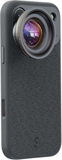 Shiftcam Umschlag Rückseite Stoff 2mm mit Band Gray (Galaxy M12)