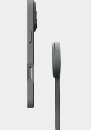 Shiftcam Umschlag Rückseite Stoff 2mm mit Band Gray (Galaxy M12)