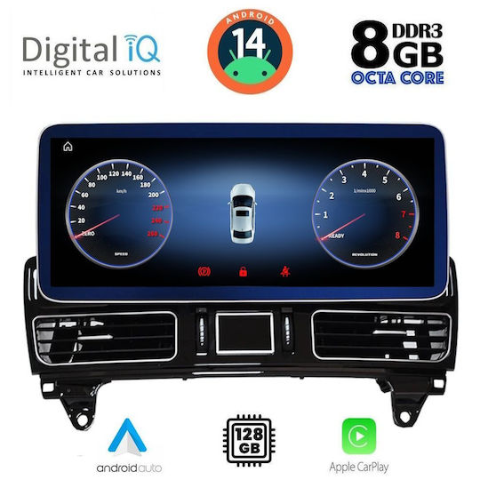 Digital IQ Ηχοσύστημα Αυτοκινήτου για Mercedes-Benz GLE 2015-2019 (Bluetooth/USB/WiFi/GPS/Apple-Carplay/Android-Auto) με Οθόνη Αφής 12.3"