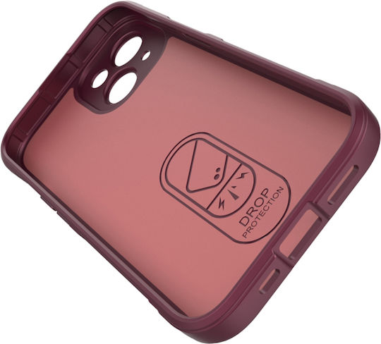 Techsuit Magic Umschlag Rückseite Transparent (iPhone 15 Plus / 16 Plus)