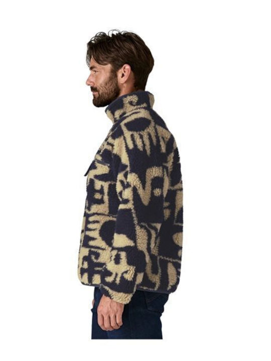 Men's Fleece Cardigan Natural