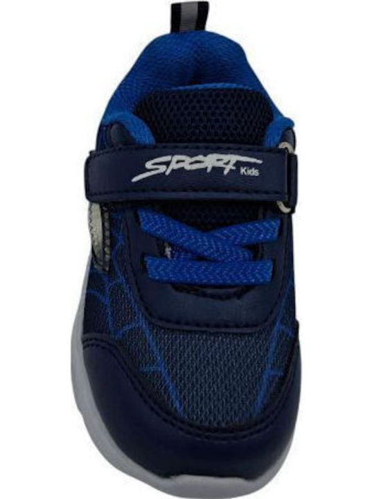 Παιδικά Sneakers με Φωτάκια Μπλε