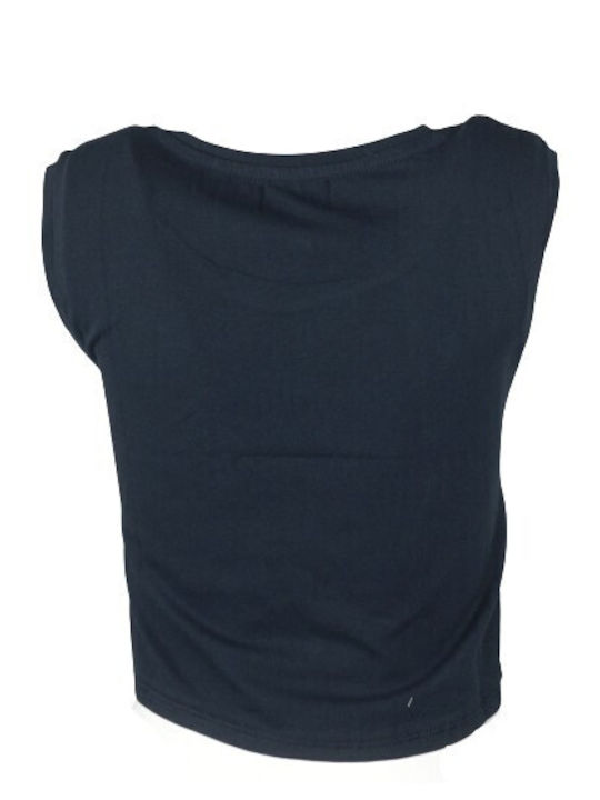 Women's Sleeveless Crop Top Black