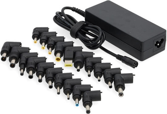 WS Xtreme Power Universal Φορτιστής Laptop 90W 6A χωρίς Καλώδιο Τροφοδοσίας και με σετ βυσμάτων
