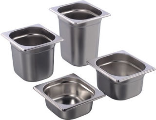 Tavă Gastronorm Ozti Gn 1/6 65x176x162mm 2lt Din Oțel Inoxidabil