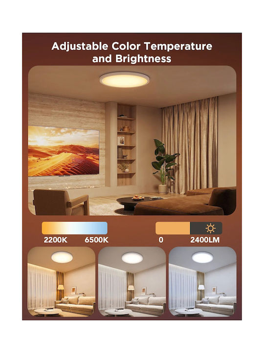 Govee Parallelogram Outdoor LED Panel 24W with RGBIC Light 30.5x30.5cm