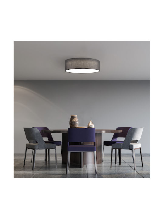 Navaris Deckenleuchte Gray mit Integrierter LED und Fernbedienung
