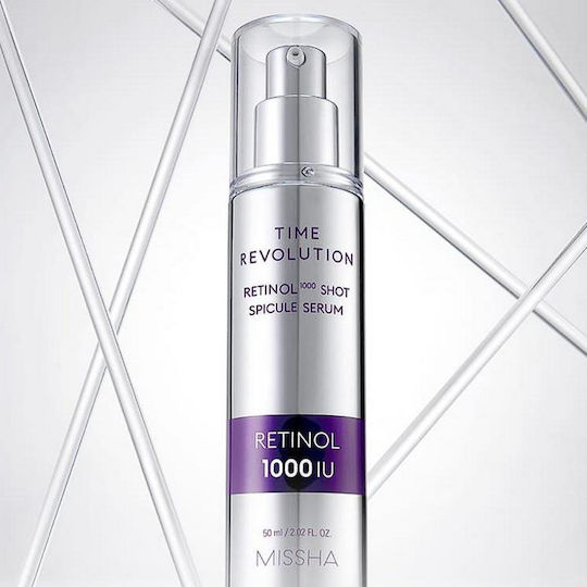 Missha Time Revolution Soothing & Anti-aging Serum Face with Retinol & Niacinamide for Whitening 50ml