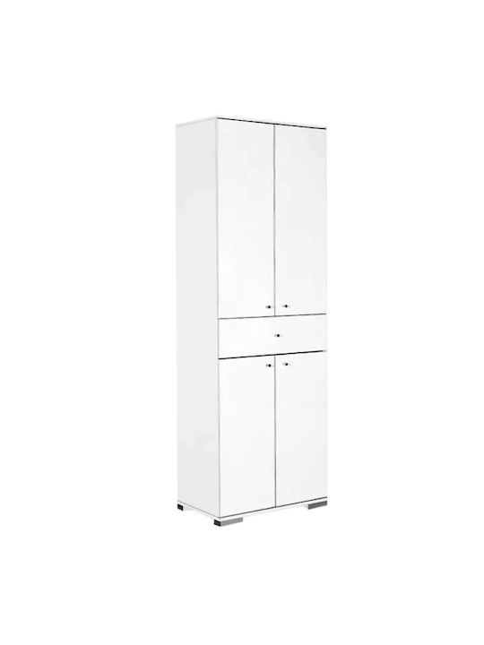 Doppeltür Kleiderschrank Diamond White 60x40x187cm