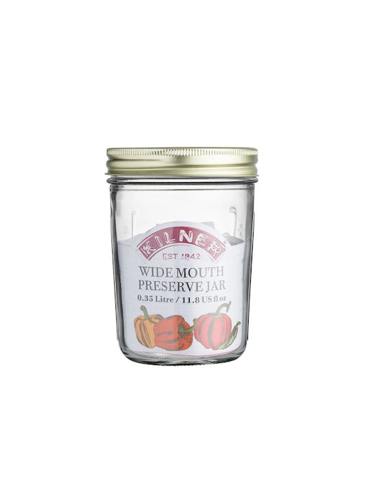 KIlner Vase Allgemeine Verwendung mit Deckel Glas Transparent 350ml