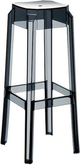 Σκαμπό Μπαρ Stool Μαύρο 36x36x75εκ.