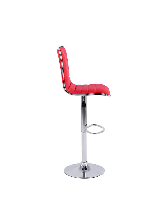 Stool Bar Nexus with Adjustable Height Red 2pcs 40x47.5x115cm