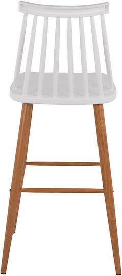 Табуретка Бар от полипропилен Vanessa White Color 2бр 43x49x107бр
