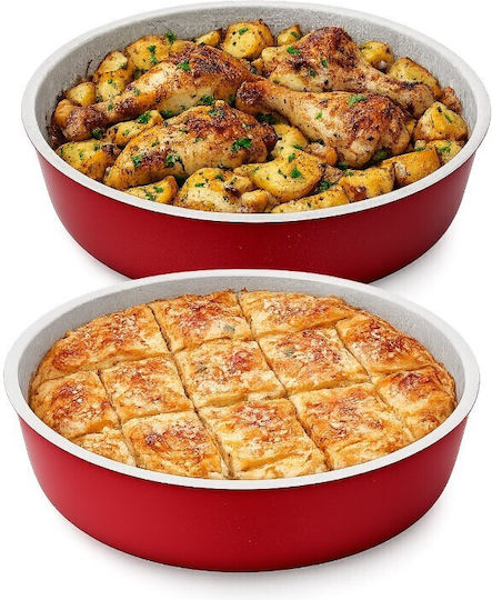 Homestyle Aluminum Baking Pan with Non-Stick Interior Coating 38cm