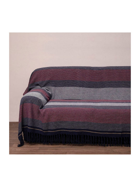 Viopros Throws Set 3 pcs Burgundy