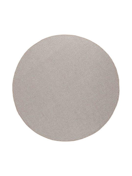 vidaXL Antiderapant Covor Rotund Bej