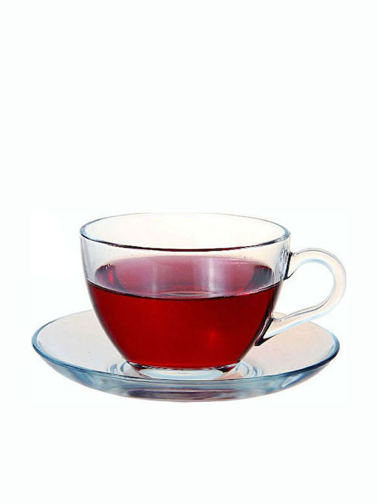Pasabahce Cup Cappuccino Glass Transparent