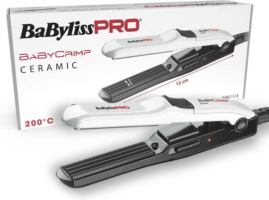 Babyliss Pro Babycrimp Travel Crepe Styler BAB2151E Mini Τοστιέρα με Κεραμικές Πλάκες