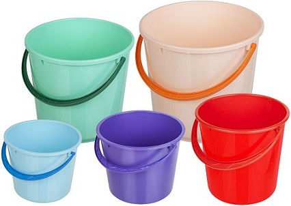 Viosarp Mop Bucket Plastic Capacity 7lt Red