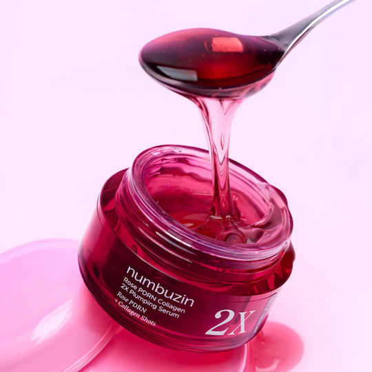 Numbuzin No.2 Rose PDRN Collagen Хидратиращ Серум За Лице С Колаген За Стягане 30ml