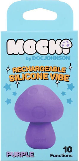 Doc Johnson Mushroom Vibe Mini Κλειτοριδικός Δονητής 6.4cm Μωβ