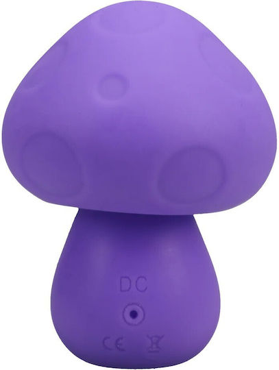 Doc Johnson Mushroom Vibe Mini Κλειτοριδικός Δονητής 6.4cm Μωβ